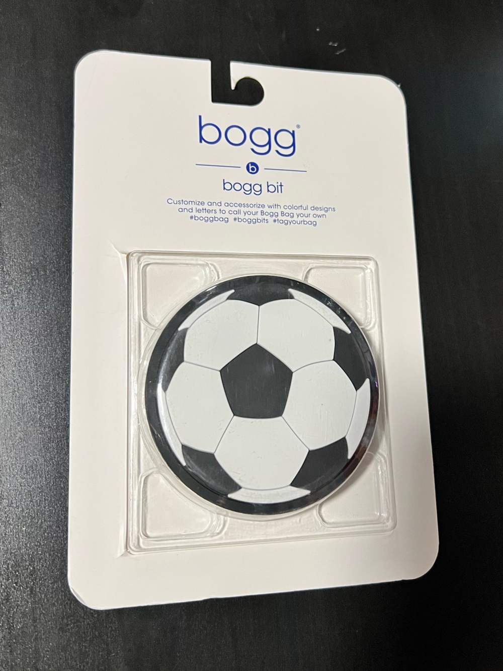 Bogg Bit Soccer Sports Snap-In Charm for Bogg Bag Accessories